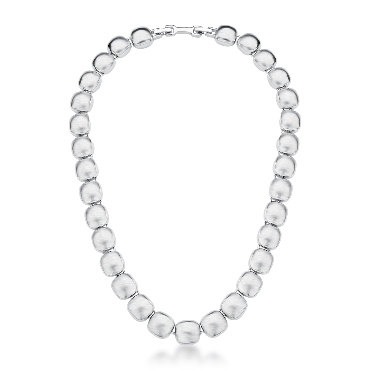 Colar Acetinado Ban. Rodio